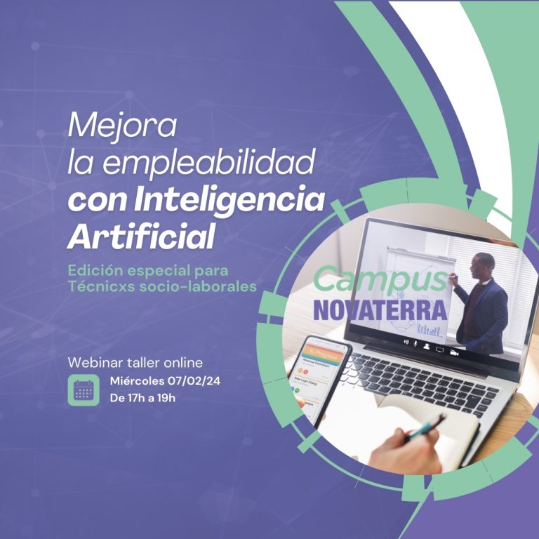 Mejora tu empleabilidad con Inteligencia Artificial (edición especial para Técnicxs socio-laborales)